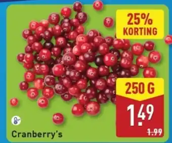 ALDI Cranberry's aanbieding