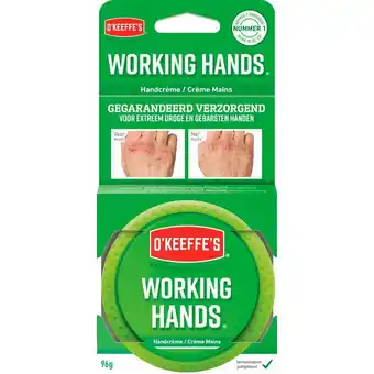 Etos O'Keeffe's Working Hands Handcrème Pot 96 GR aanbieding