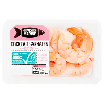 Dirk Vis Marine Cocktailgarnalen met staart aanbieding