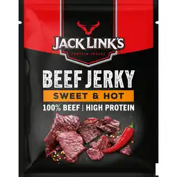 Dirk Jack Link's Beef jerky sweet and hot aanbieding