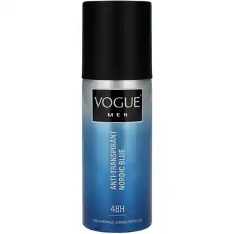Dirk Vogue Deodorant men nordic blue aanbieding