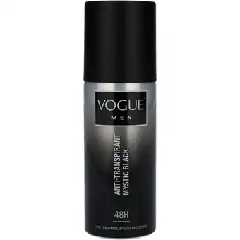 Dirk Vogue Deodorant men black aanbieding