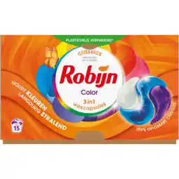Dirk Robijn Vloeibaar wasmiddel 3 in 1 caps. color aanbieding
