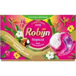 Dirk Robijn Vloeibaar wasmiddel 3 in 1 caps tropical aanbieding