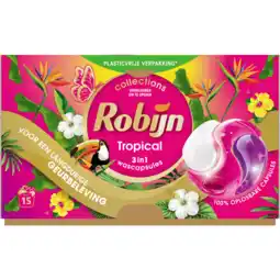 Dirk Robijn Vloeibaar wasmiddel 3 in 1 caps tropical aanbieding