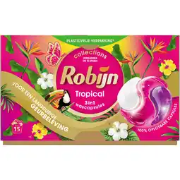 Dirk Robijn Vloeibaar wasmiddel 3 in 1 caps tropical aanbieding
