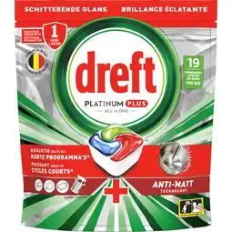 Dirk Dreft Vaatwastabletten platinum plus green aanbieding