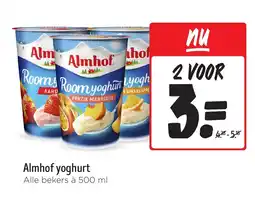 Jumbo Almhof yoghurt aanbieding