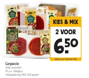 Jumbo Carpaccio aanbieding