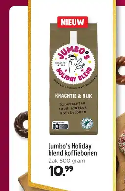 Jumbo Jumbo's Holiday blend koffiebonen aanbieding