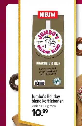 Jumbo Jumbo's Holiday blend koffiebonen aanbieding