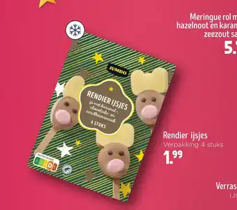 Jumbo Rendier ijsjes aanbieding