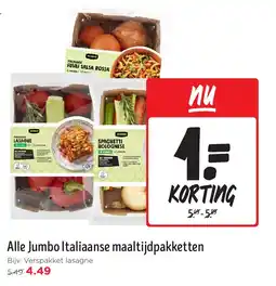 Jumbo Alle Jumbo Italiaanse maaltijdpakketten aanbieding
