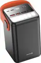 Bol.com Swissten Powerbank Power Line - 60.000 mAh - USB & USB-C - Zwart aanbieding