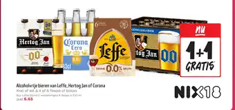 Jumbo Alcoholvrije bieren van Leffe, Hertog Jan of Corona aanbieding