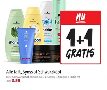 Jumbo Alle Taft, Syoss of Schwarzkopf aanbieding