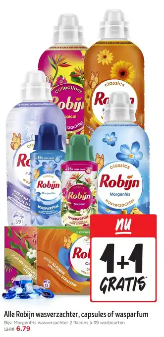Jumbo Alle Robijn wasverzachter, capsules of wasparfum aanbieding