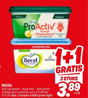 Dekamarkt Becel aanbieding