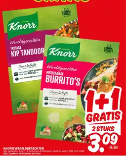 Dekamarkt Knorr wereldgerechten aanbieding