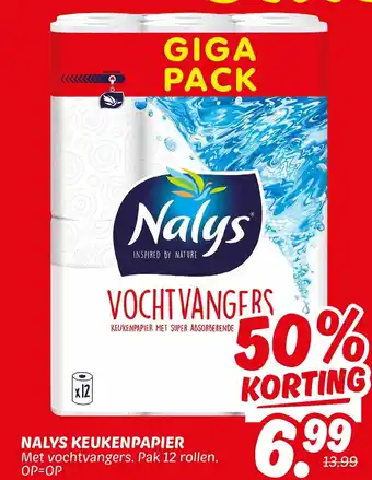Dekamarkt Nalys keukenpapier aanbieding