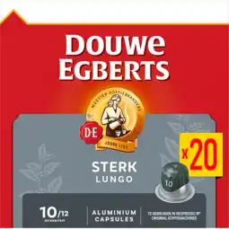 Dirk Douwe Egberts Koffiecups lungo extra intens 10 aanbieding