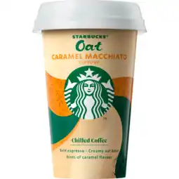 Dirk Starbucks Chilled coffee oat caramel aanbieding