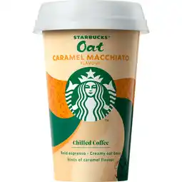 Dirk Starbucks Chilled coffee oat caramel aanbieding