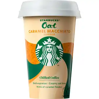 Dirk Starbucks Chilled coffee oat caramel aanbieding