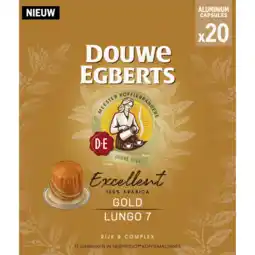 Dirk Douwe Egberts Koffiecups excellent gold aanbieding