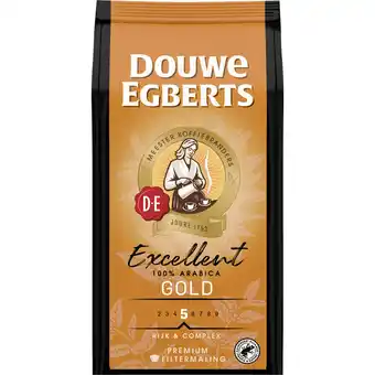 Dirk Douwe Egberts Filterkoffie excellent gold sterkte 5 aanbieding