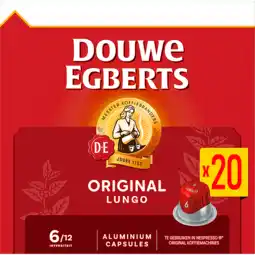 Dirk Douwe Egberts Lungo Original koffiecups voordeelpak aanbieding