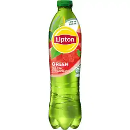 Dirk Lipton Green tea strawberry aanbieding