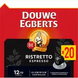 Dirk Douwe Egberts Koffiecups espresso 12 ristretto aanbieding