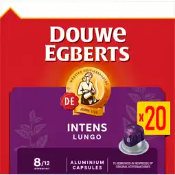 Dirk Douwe Egberts Lungo Intens koffiecups voordeelpak aanbieding