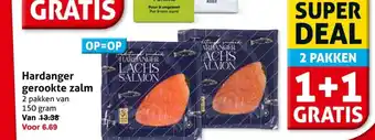 Hoogvliet Hardanger gerookte zalm aanbieding