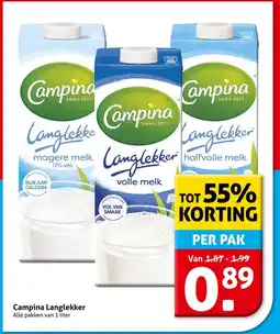 Hoogvliet Campina Langlekker aanbieding