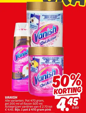 Dekamarkt Vanish aanbieding