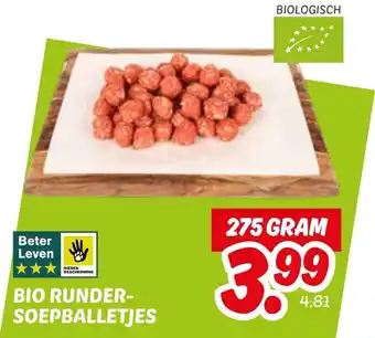 Dekamarkt Bio Runder soepballetjes aanbieding