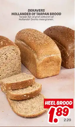 Dekamarkt Dekavers hollander of tarpan brood aanbieding