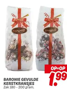 Dekamarkt Baronie gevulde kerstkransjes aanbieding