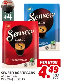 Dekamarkt Senseo koffiepads aanbieding
