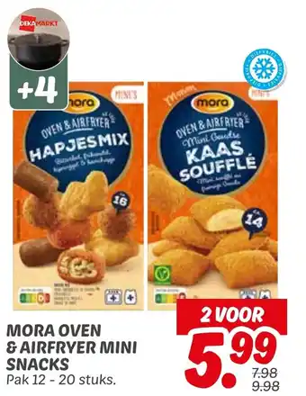 Dekamarkt Mora oven & airfryer mini snacks aanbieding