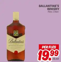 Dekamarkt Ballantine's whisky aanbieding