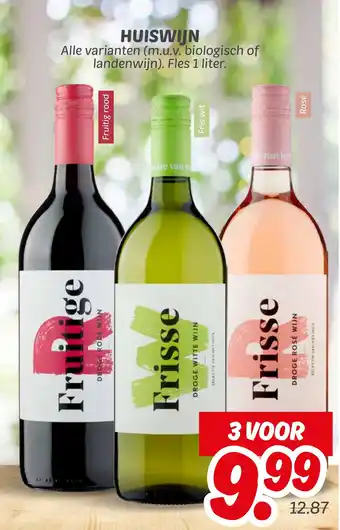Dekamarkt Huiswijn aanbieding