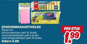 Dekamarkt Schoonmaakartikelen aanbieding