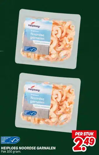 Dekamarkt Heiploeg noordse garnalen aanbieding