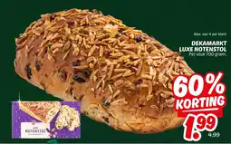 Dekamarkt Dekamarkt luxe notenstol aanbieding