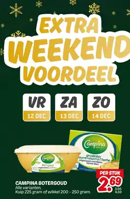 Dekamarkt Campina botergoud aanbieding