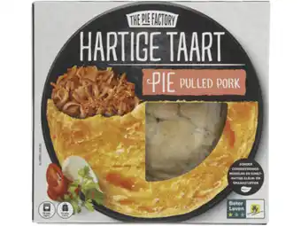 Hoogvliet The Pie factory Hartige taart pulled pork aanbieding