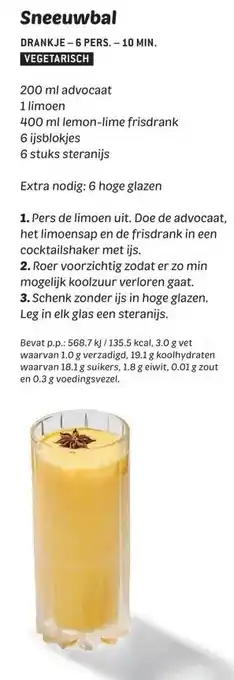 Dekamarkt Sneeuwbal aanbieding